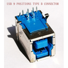 Conector hembra de 9 pines USB3.0 para el equipo de la impresora